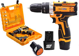tow speed reversible speed control rechargeabl electric hand drill set